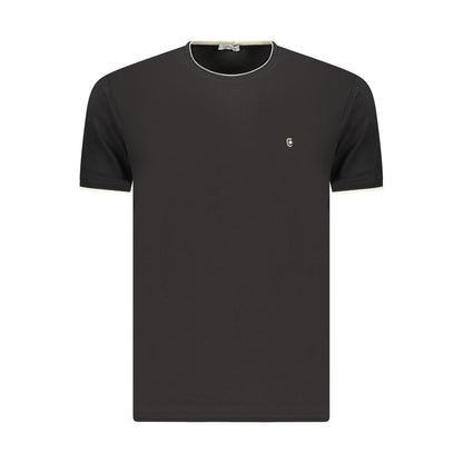 Black Cotton Men's T-Shirt