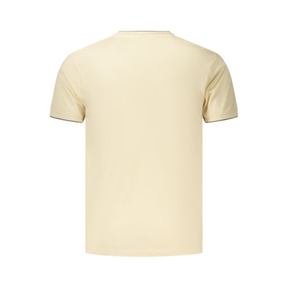 Beige Cotton Men's T-Shirt