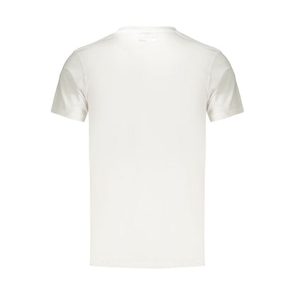 White Cotton Men's T-Shirt