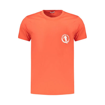 Orange Cotton Men's T-Shirt