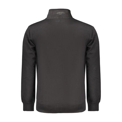 Black Cotton Men's Sweatshirt
