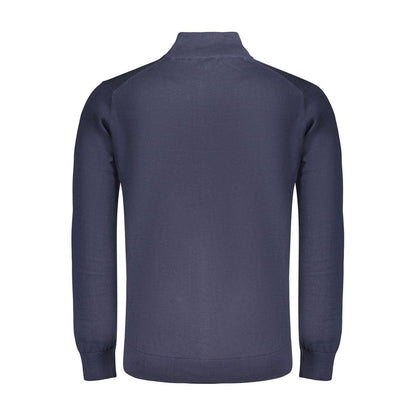 Blue Cotton Men's Sweater