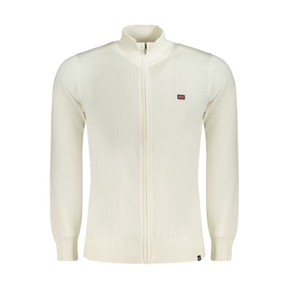 White Cotton Men's Sweater
