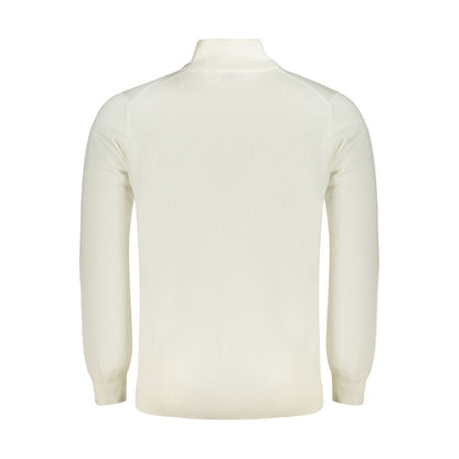 White Cotton Men's Sweater