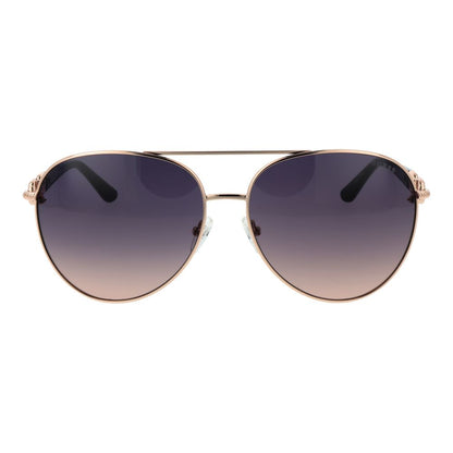 Rose Gold Metal Sunglasses