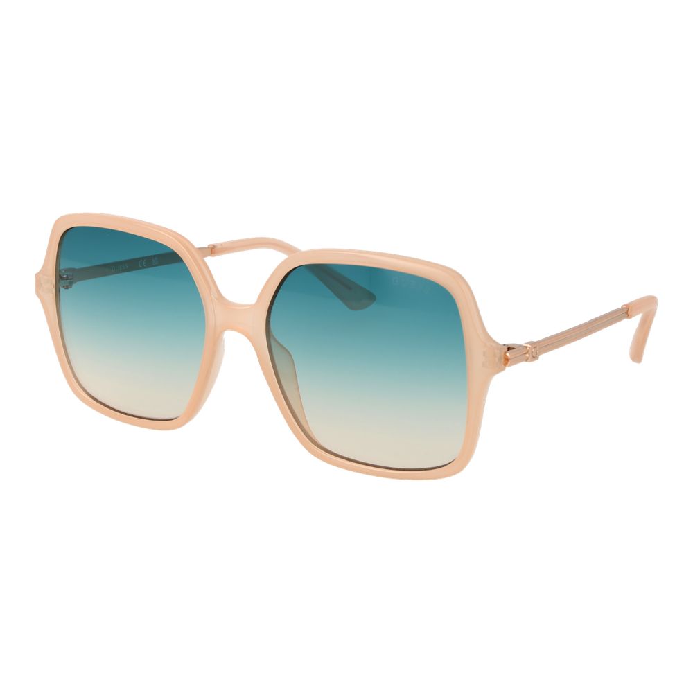 Beige Plastic Sunglasses