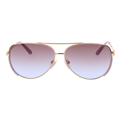 Rose Gold Metal Sunglasses