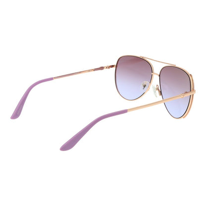 Rose Gold Metal Sunglasses