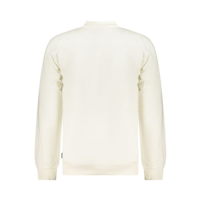 White Cotton Men's Sweatshirt