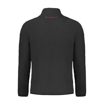 Black Polyester Men's Sweatshirt