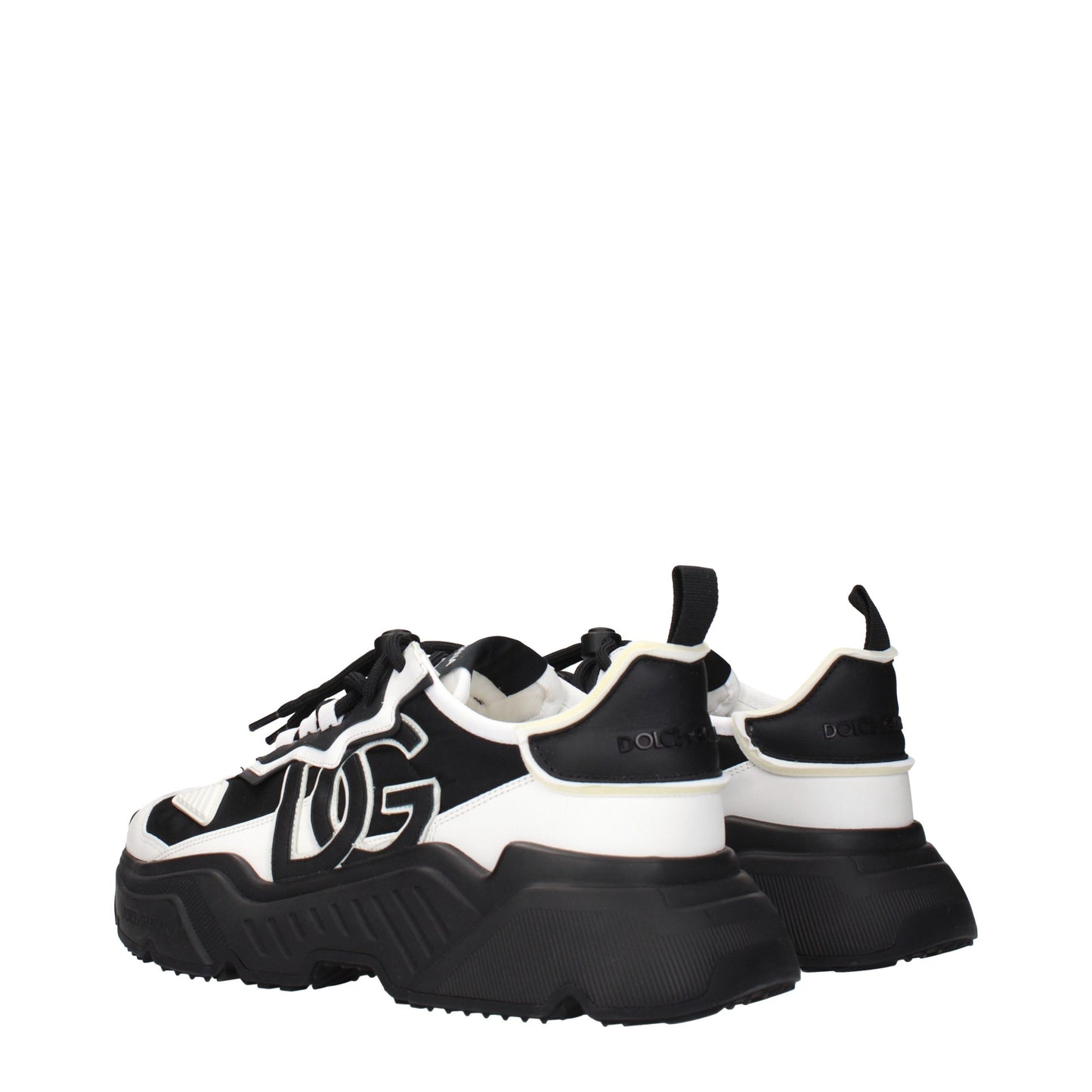 White Leather Chunky Sneakers