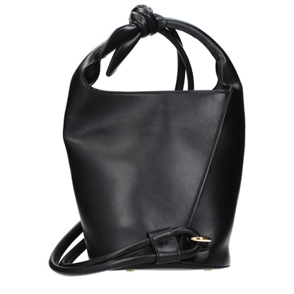 Black Leather Crossbody Bag