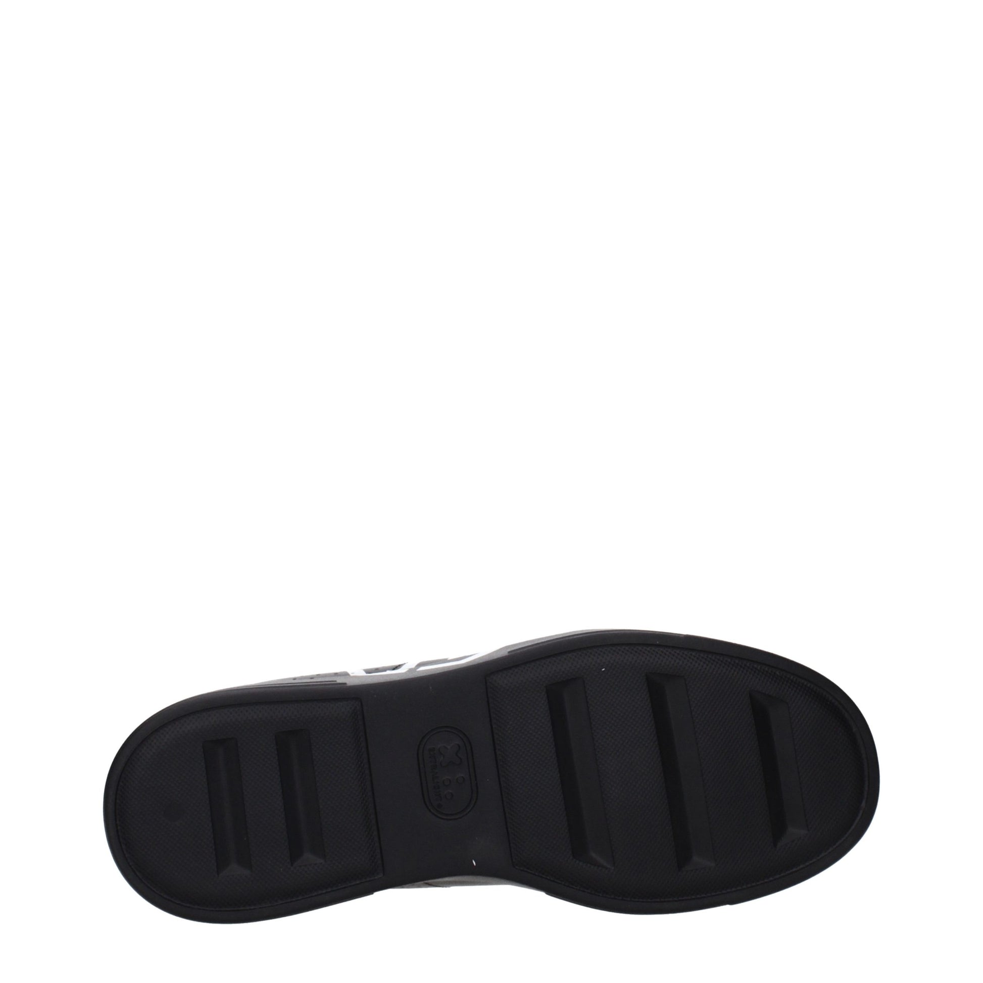 Black Leather Low Top Sneakers