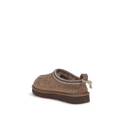 Brown Leather Mules