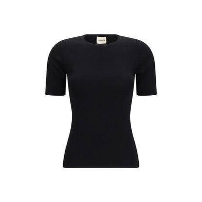 Black Viscose T-Shirt