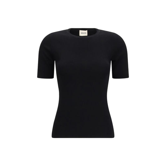 Black Viscose T-Shirt