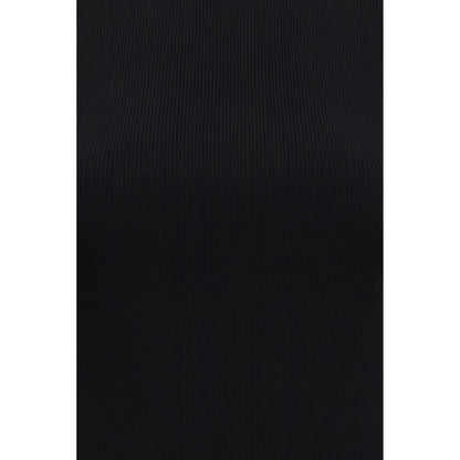 Black Viscose T-Shirt