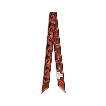 Orange Silk Scarf
