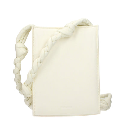 White Leather Crossbody Bag