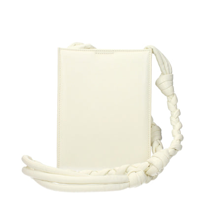 White Leather Crossbody Bag