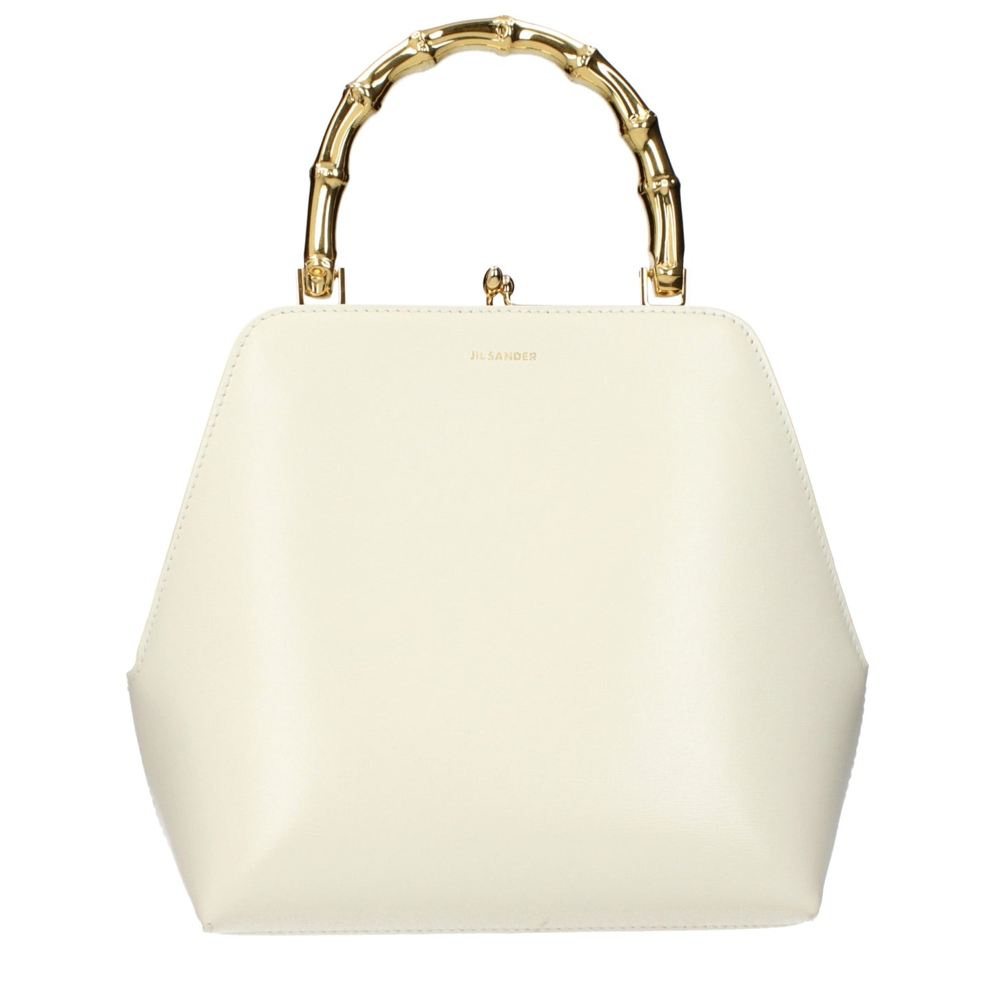 Beige Leather Handbag
