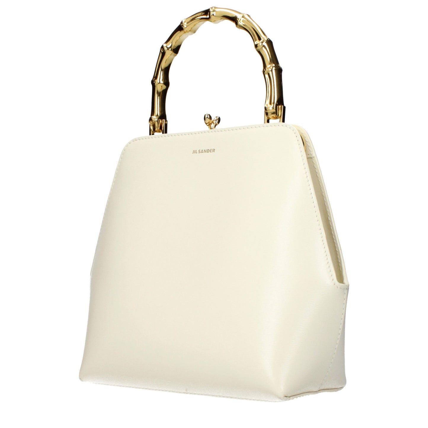 Beige Leather Handbag