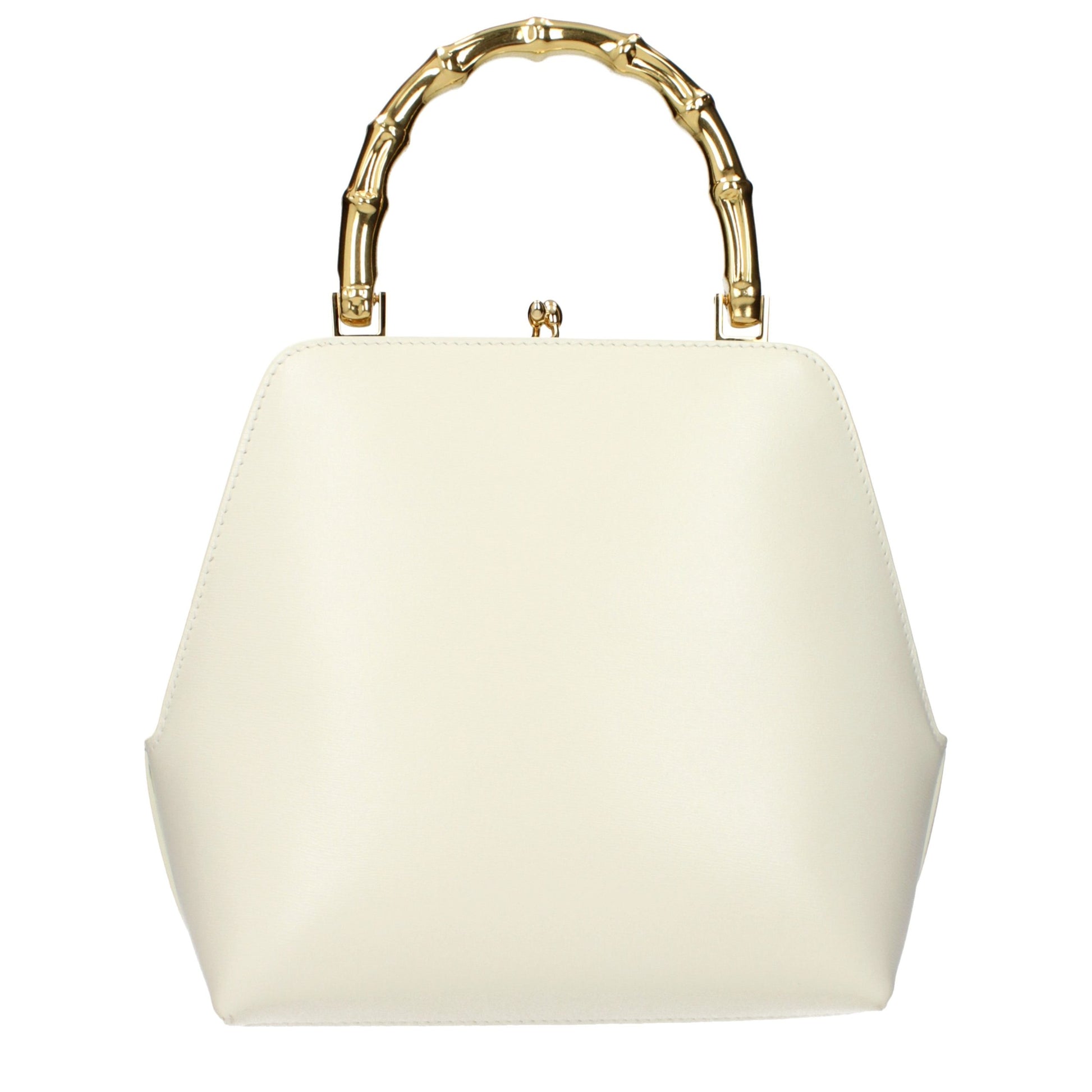 Beige Leather Handbag