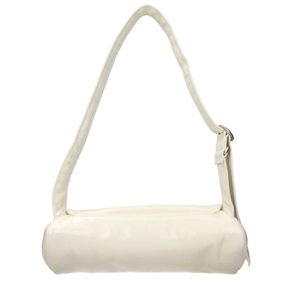 Beige Leather Crossbody Bag