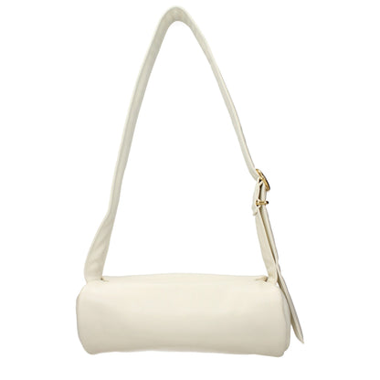 Beige Leather Crossbody Bag