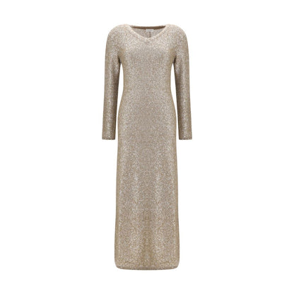 Brown Acetate Casual Dress