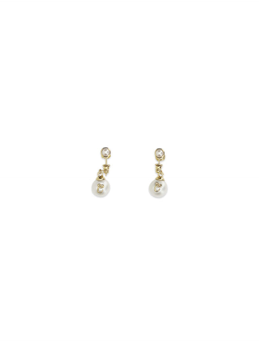 Gold Metal Earrings