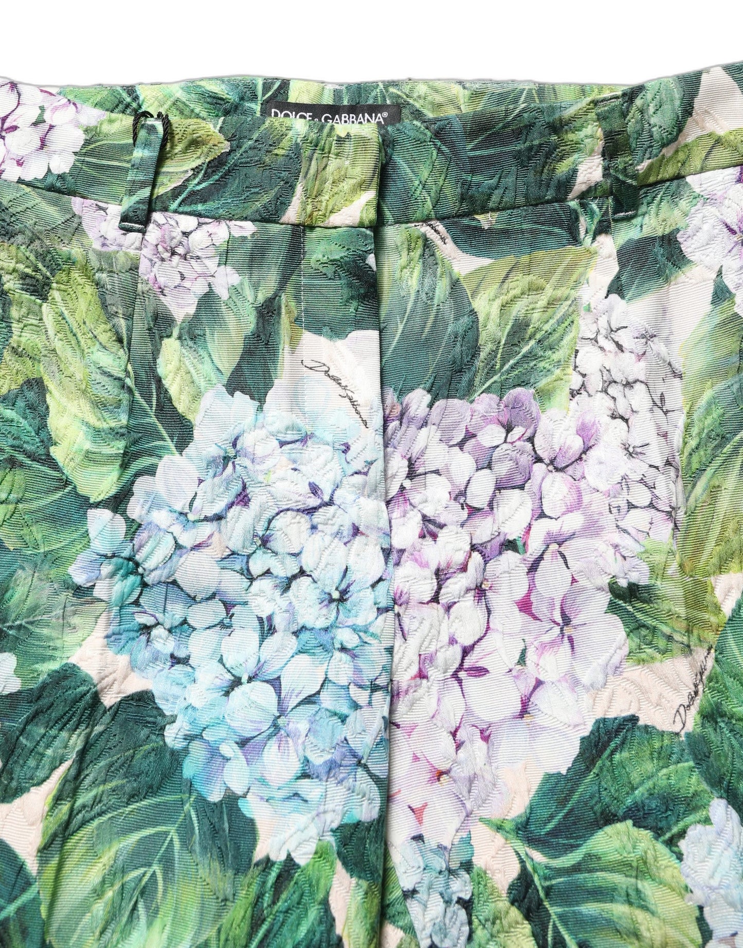 Multicolor Floral Print Tapered Trouser Pants