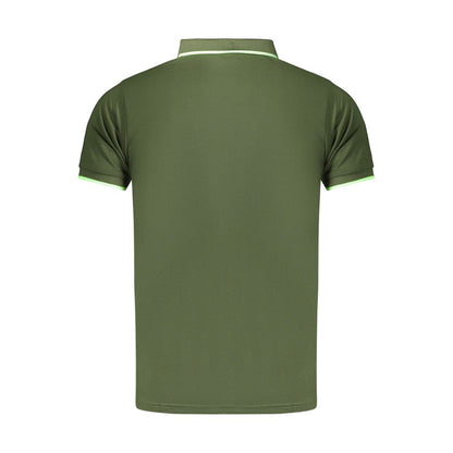 Green Polyester Men's Polo Shirt