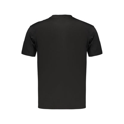 Black Cotton Men's T-Shirt