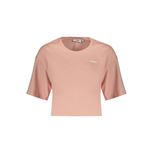 Pink Cotton Women's T-Shirt