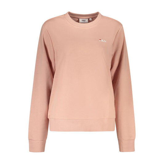 Pink Cotton Women's Sweatshirt