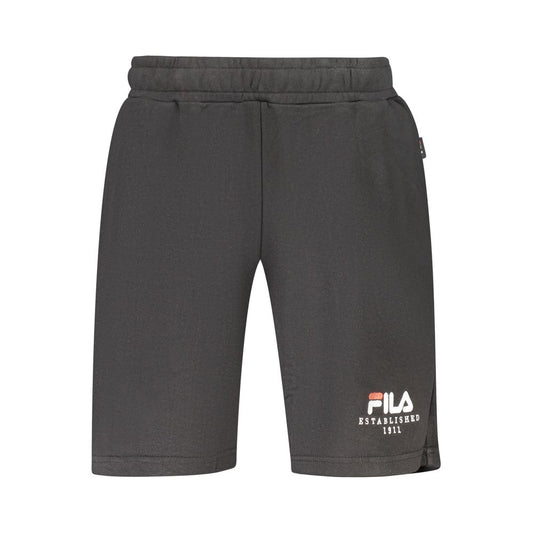 Black Cotton Men's Pants
