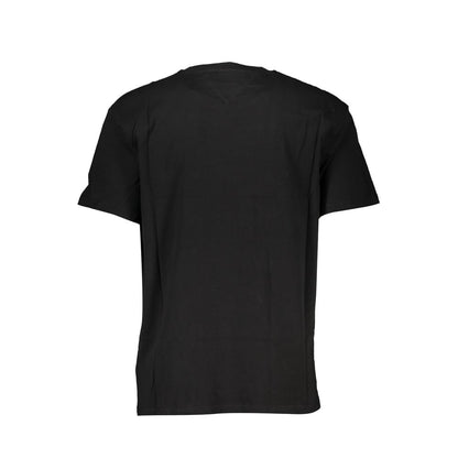 Black Cotton Men's T-Shirt