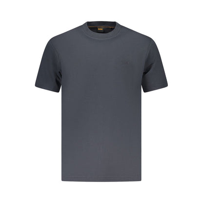 Blue Cotton Men's Tshirt