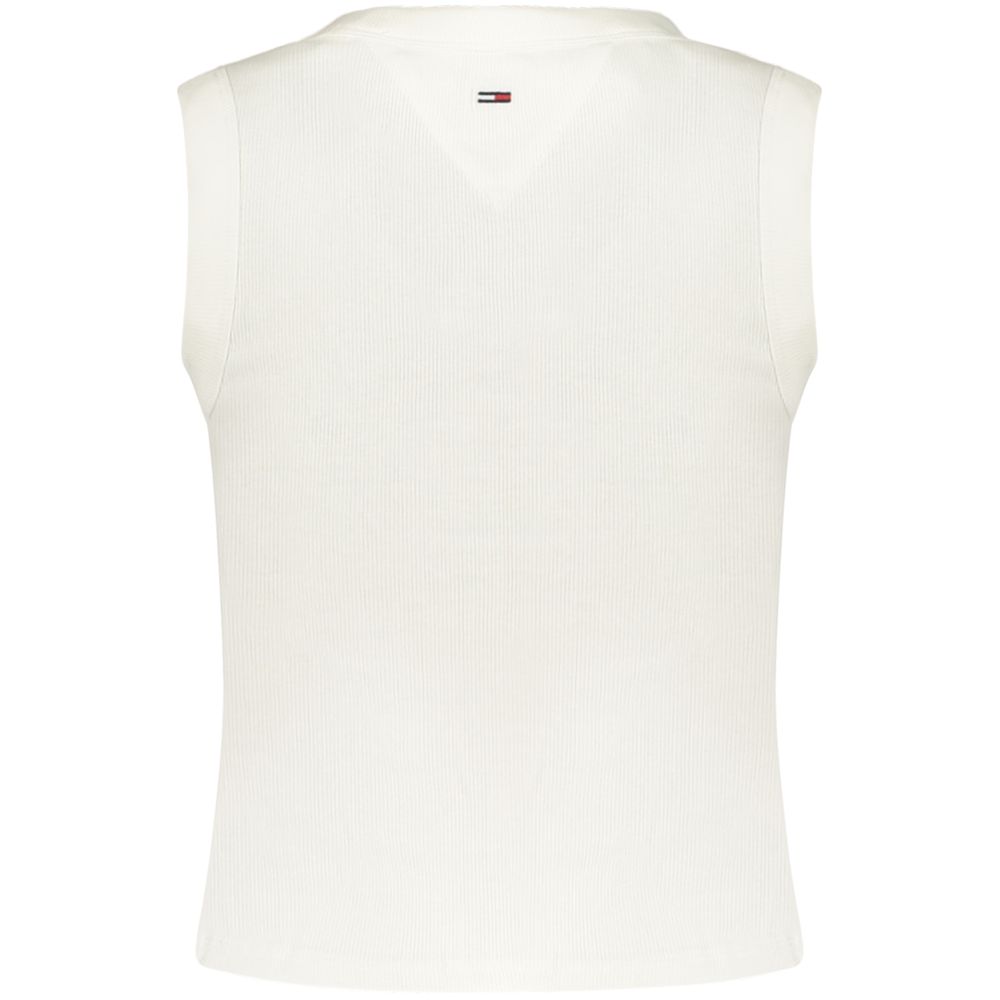 White Cotton Women's Tank