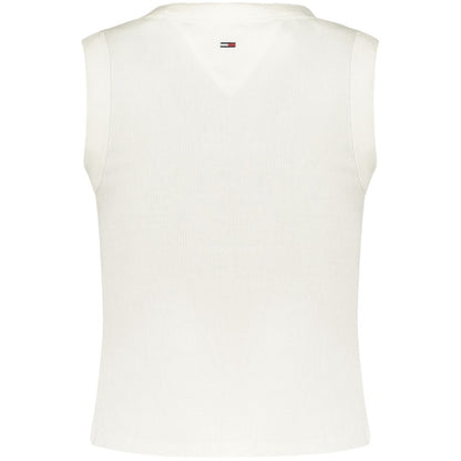 White Cotton Women's Tank