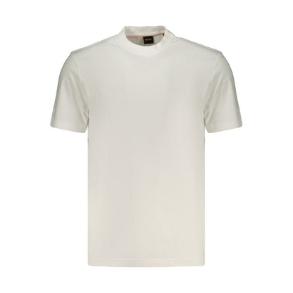 White Cotton Men's T-Shirt
