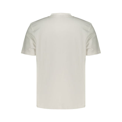 White Cotton Men's T-Shirt