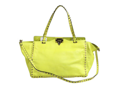 Rockstud Leather Handbag