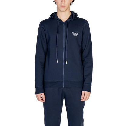 Blue Cotton Hoodie