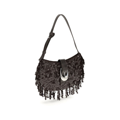 Brown Polyester Shoulder Bag