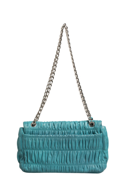 Nappa Gaufre Flap Bag
