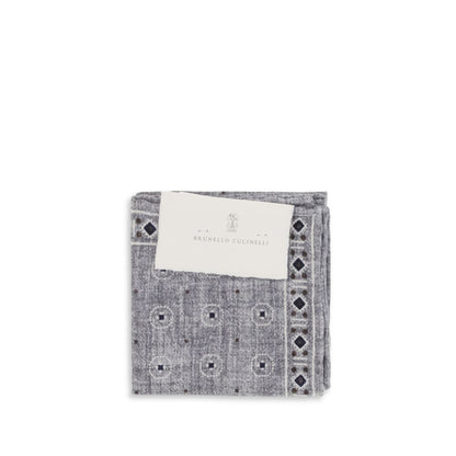 Gray Silk Handbag