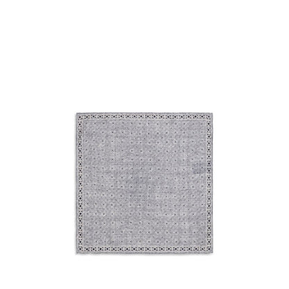 Gray Silk Handbag