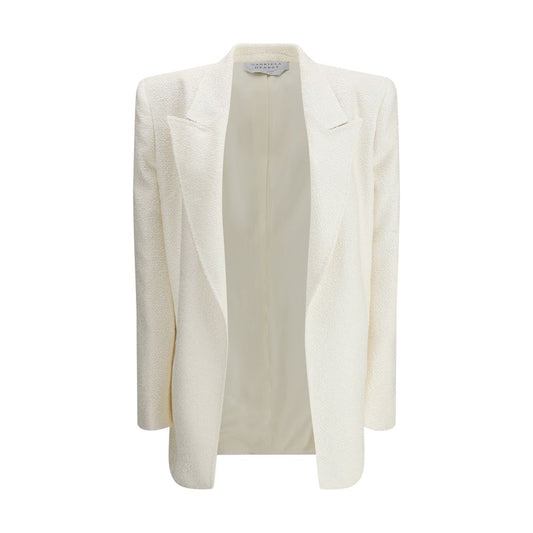 Beige Silk Blazer